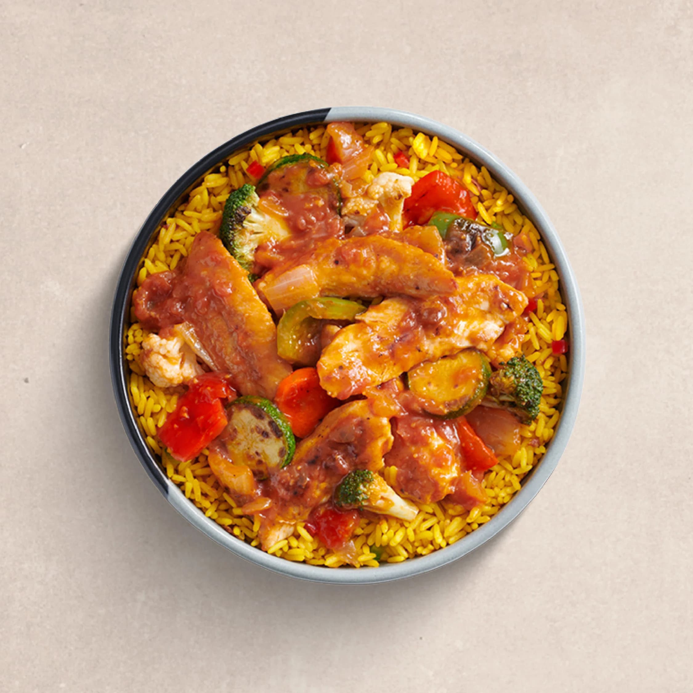 Picture of Chicken Strips, Veg & Spicy Rice